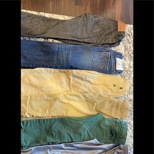 Lot of toddler boys pants
